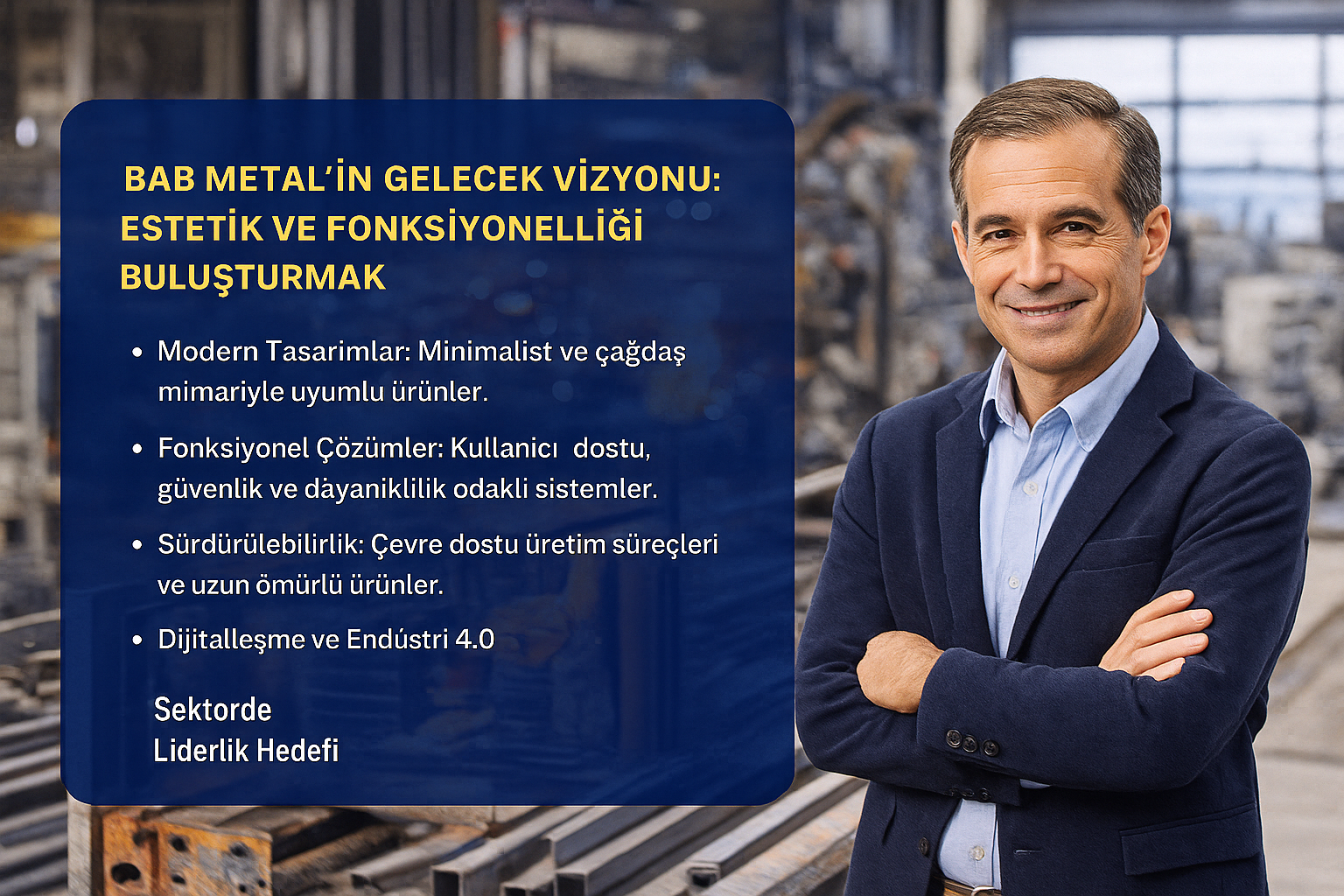 BAB Metal’in Gelecek Vizyonu: Estetik ve Fonksiyonelliği Buluşturmak